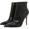 Turtle Patterned Slim Heel Boots