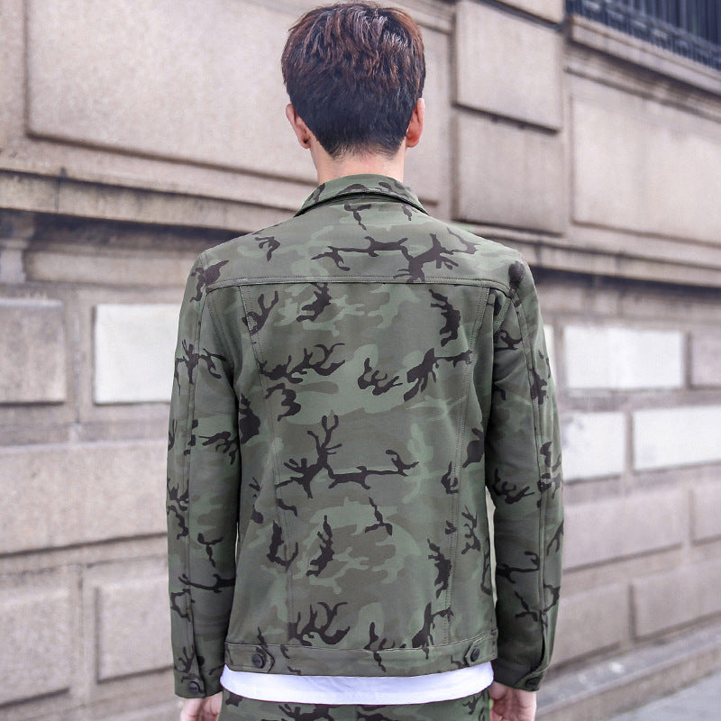 Camouflage Jacket Men's Handsome Overalls Men's Jackets