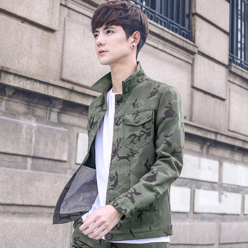 Camouflage Jacket Men's Handsome Overalls Men's Jackets