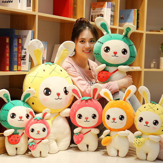 Creative Cute Cartoon Fruit Bunny Doll Plush Toy