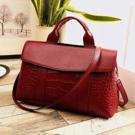 Leather Ladies Bag New European And American Fashion All-match Messenger Shoulder Bag