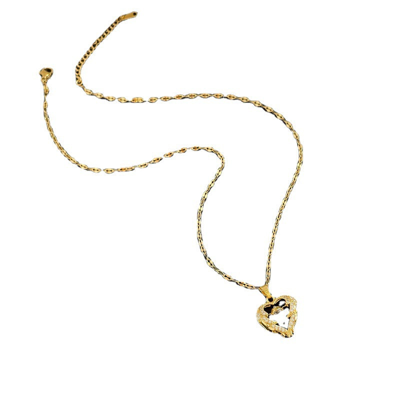 Love Smart Necklace Female Phenix Dance In The Sky Cold Style Luxury Temperament Clavicle Chain