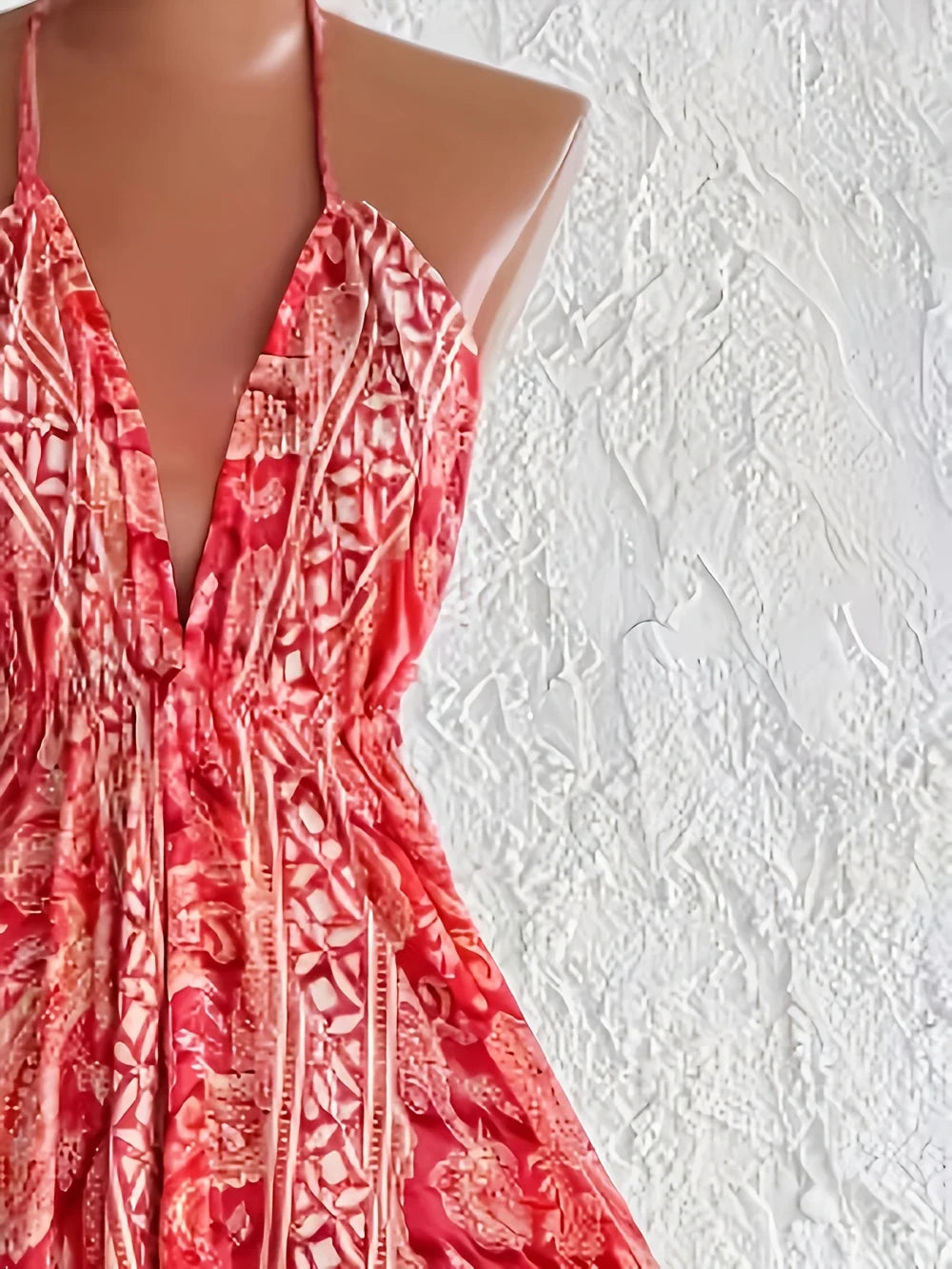 Floral Print Fringed Camisole Dress