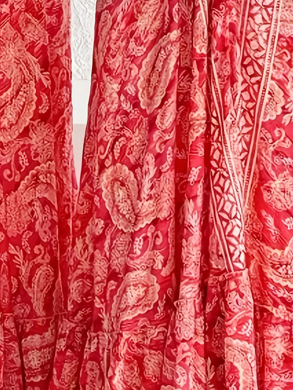 Floral Print Fringed Camisole Dress