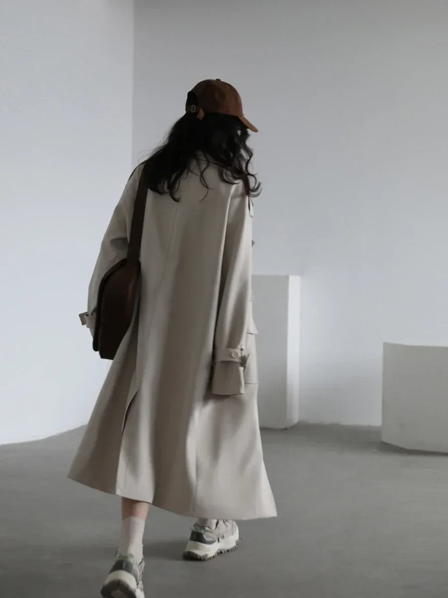 Spliced Trench Coat