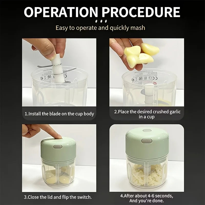 Wireless Portable Electric Food Chopper