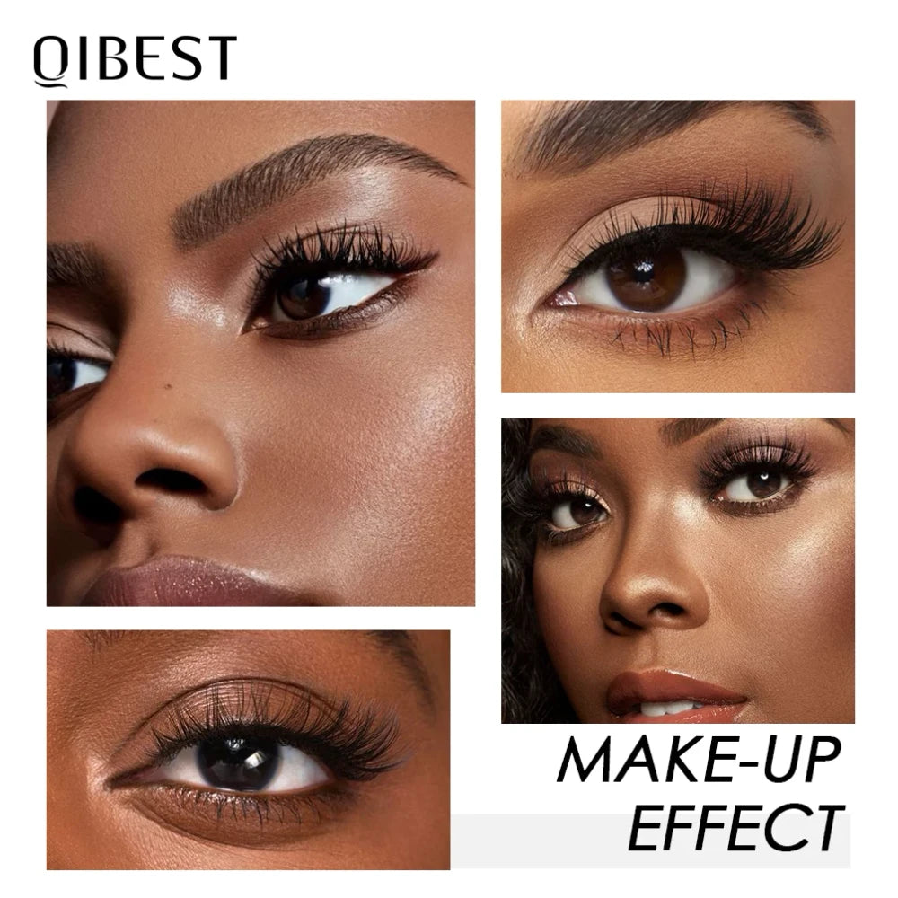QIBEST 4D Silk Fiber Waterproof Mascara