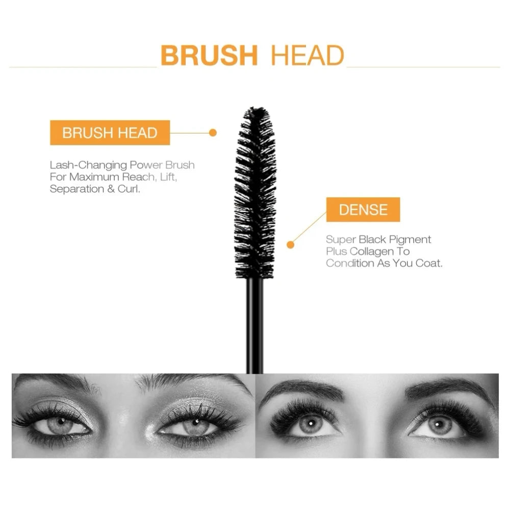 Waterproof Lengthening Black Mascara