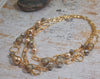 Layered Mother of Pearl Statement Necklace