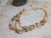 Layered Mother of Pearl Statement Necklace