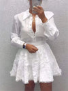 Casual White Skirt Suit