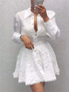 Casual White Skirt Suit