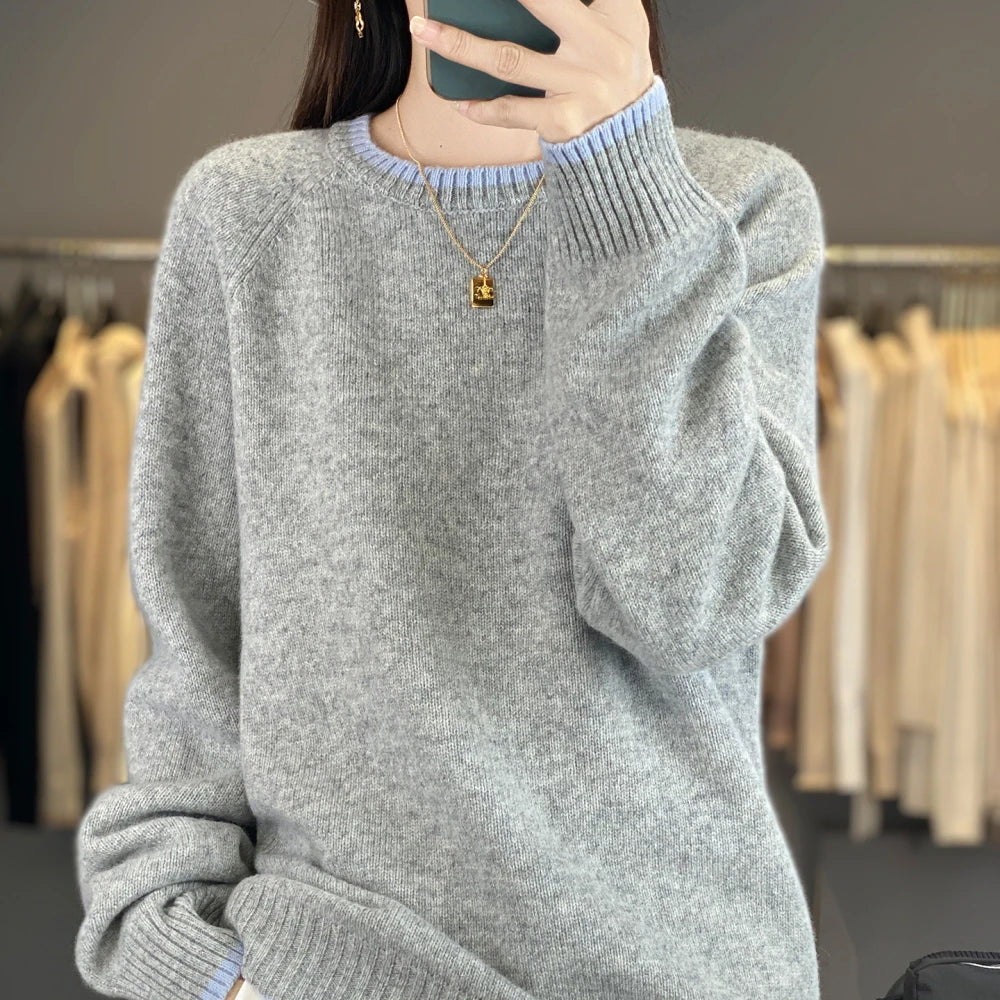 Pure Wool Knitted Sweater