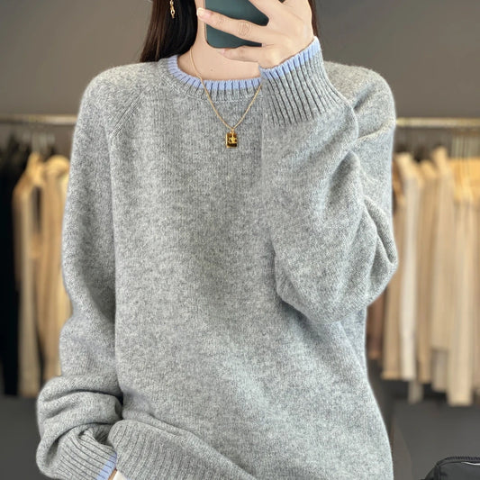 Pure Wool Knitted Sweater