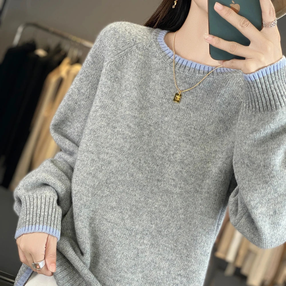 Pure Wool Knitted Sweater