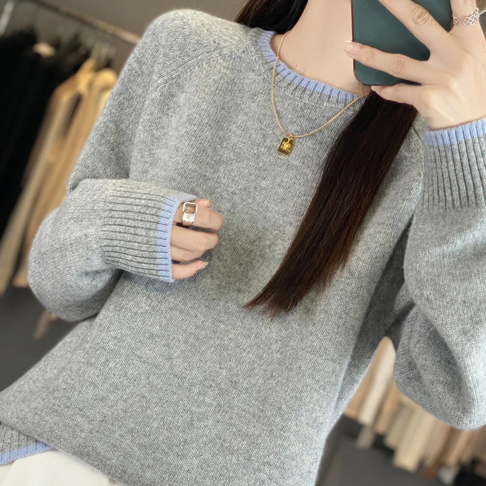 Pure Wool Knitted Sweater