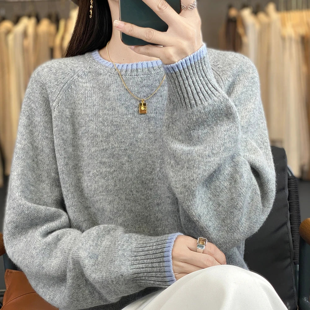 Pure Wool Knitted Sweater