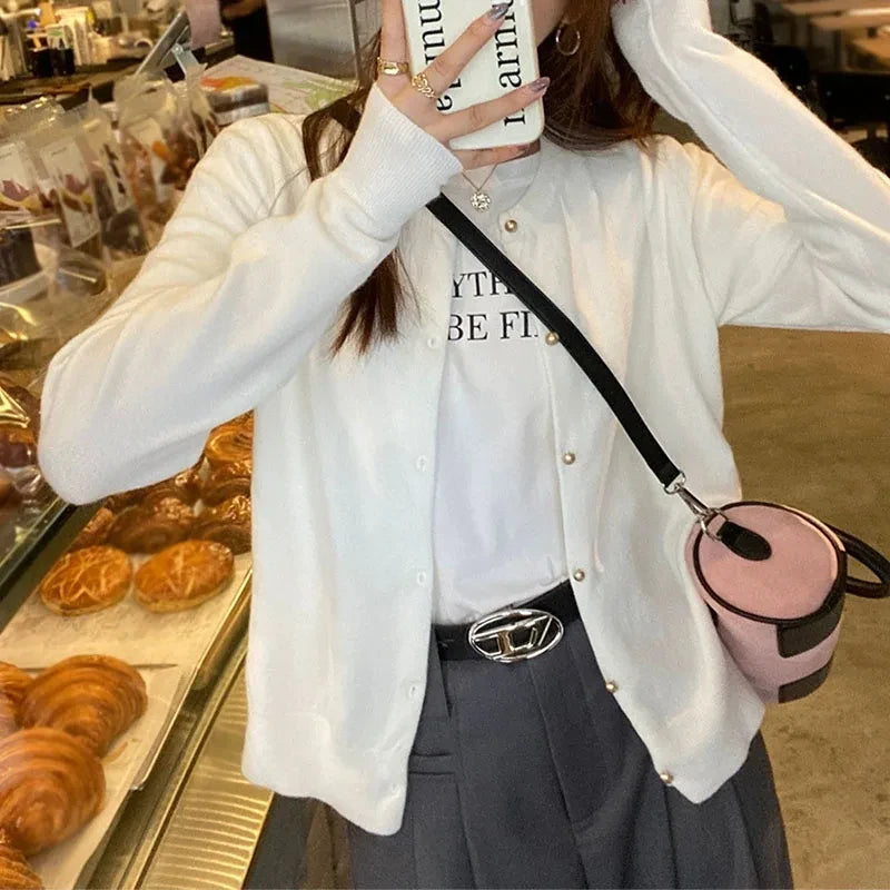 Knitted Cardigan Sweater