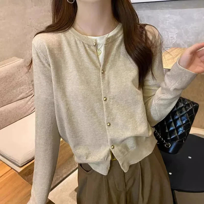 Knitted Cardigan Sweater