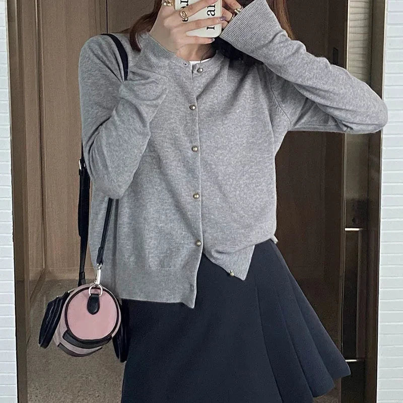 Knitted Cardigan Sweater