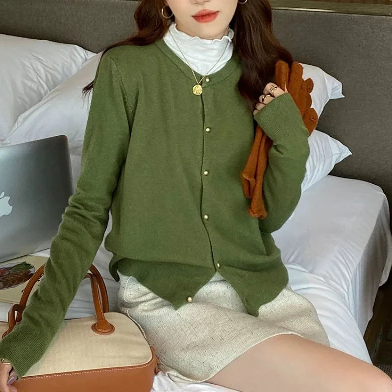 Knitted Cardigan Sweater