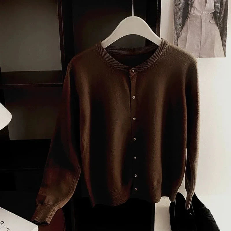 Knitted Cardigan Sweater