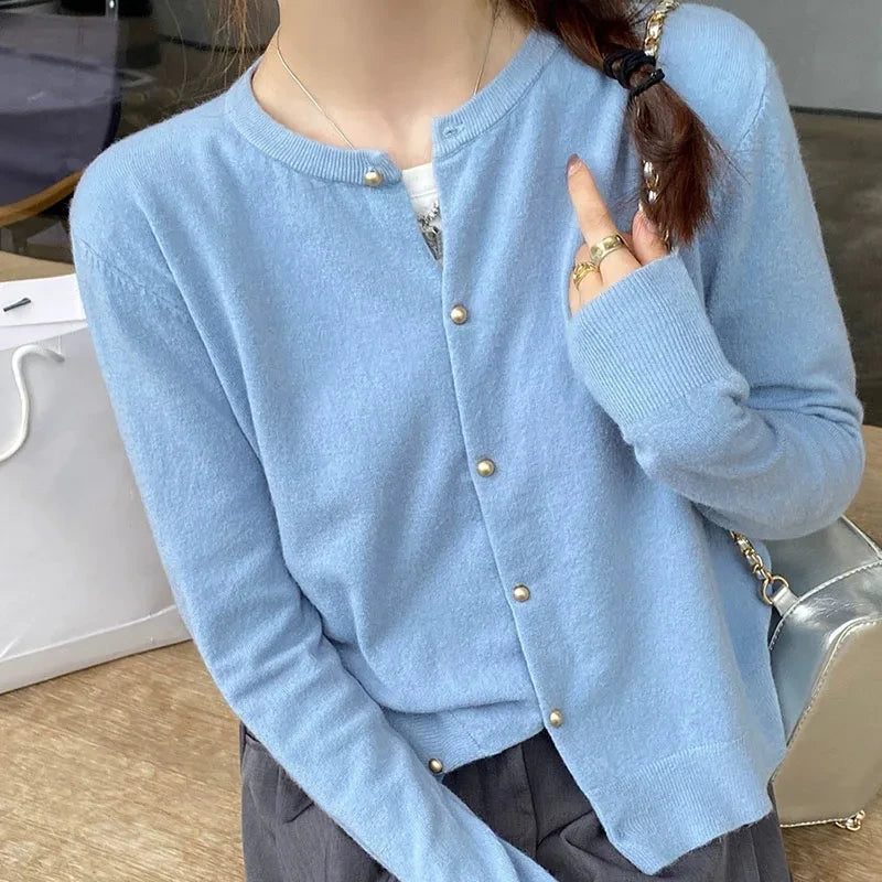 Knitted Cardigan Sweater