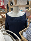 Vintage Navy Knit Sweater