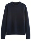 Navy Blue Knit Sweater