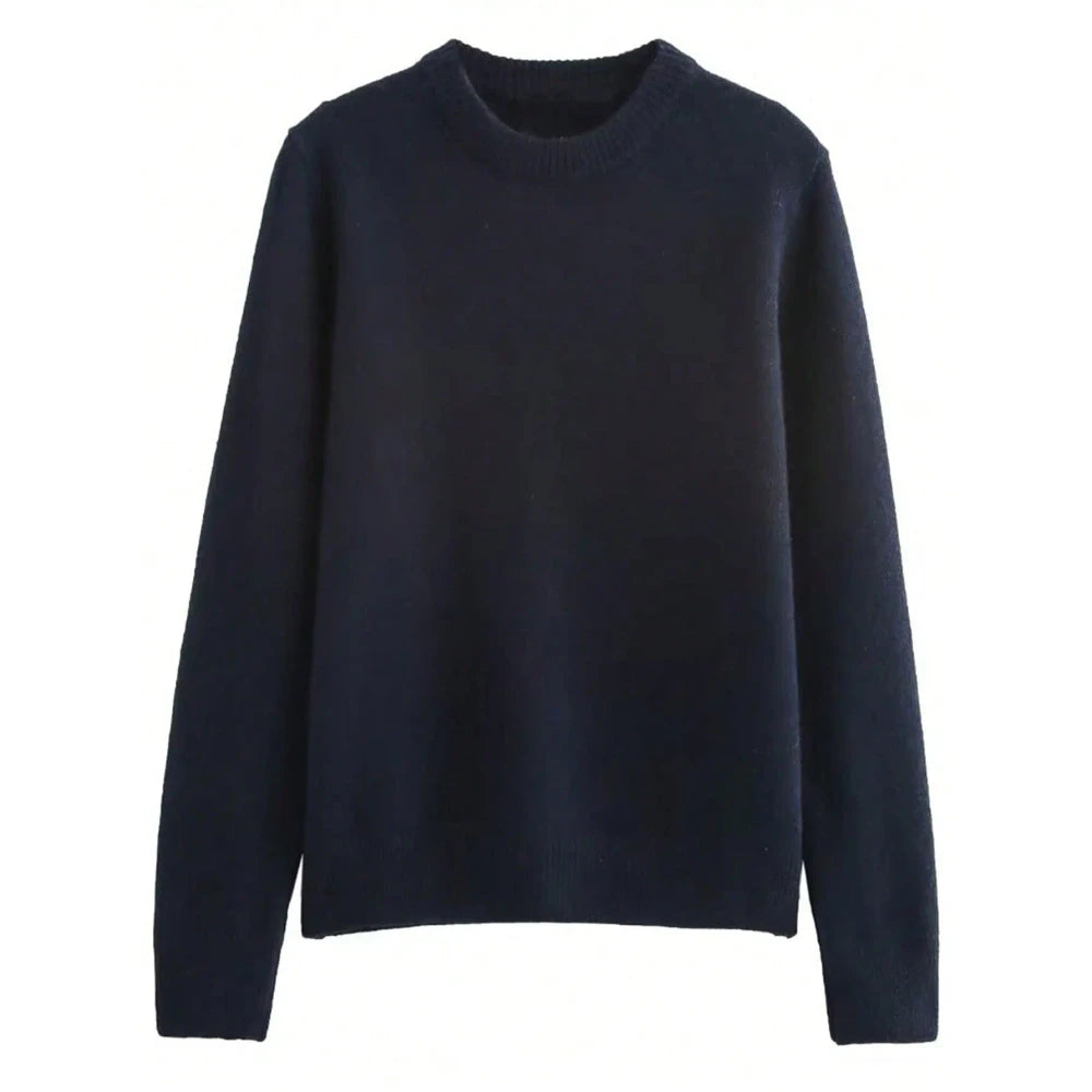 Navy Blue Knit Sweater