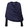 Ribbed Knit Boat Neck Pullover