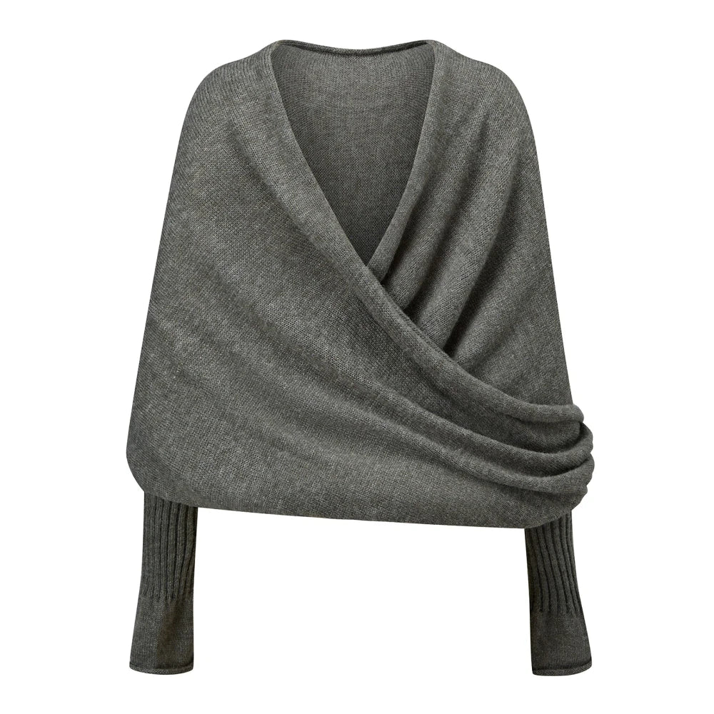 Ribbed Knit Boat Neck Pullover