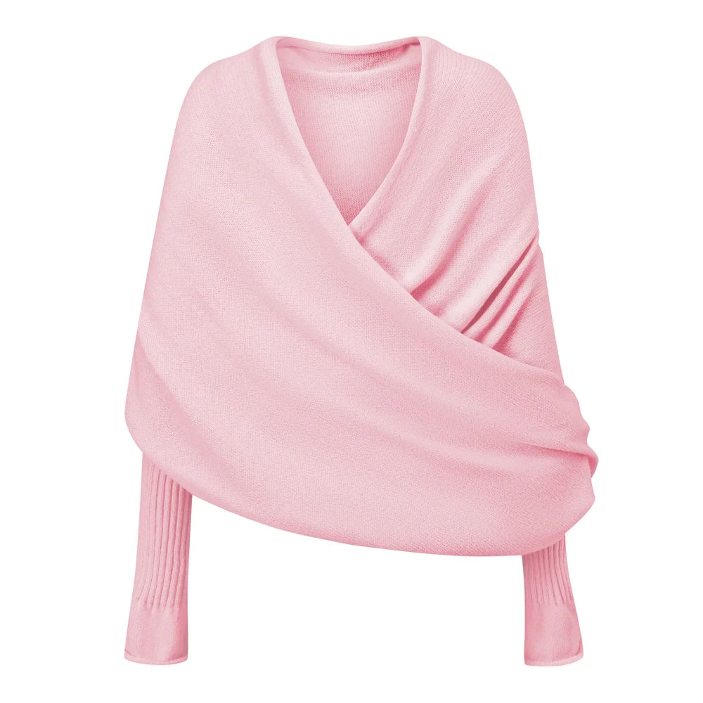 Ribbed Knit Boat Neck Pullover