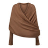 Ribbed Knit Boat Neck Pullover
