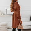 Long Sleeve Casual Shirt Dress