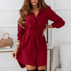 Long Sleeve Casual Shirt Dress