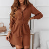 Long Sleeve Casual Shirt Dress