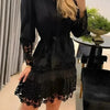 Lace Hollow Shirt Dress