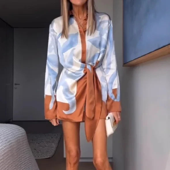 Casual Tie-up Party Dress
