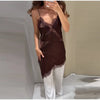 Crochet Hollow-Out Mini Dress