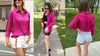 Zeagoo Satin Button Down Shirt