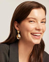 Pavoi Hammered Teardrop Dangle Earrings