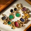 Vintage Cameo Silhouette Jewelry Set