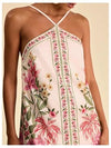 RoseSeek Tropical Halter Sundress