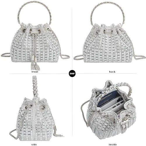 Sparkling Rhinestone Evening Clutch