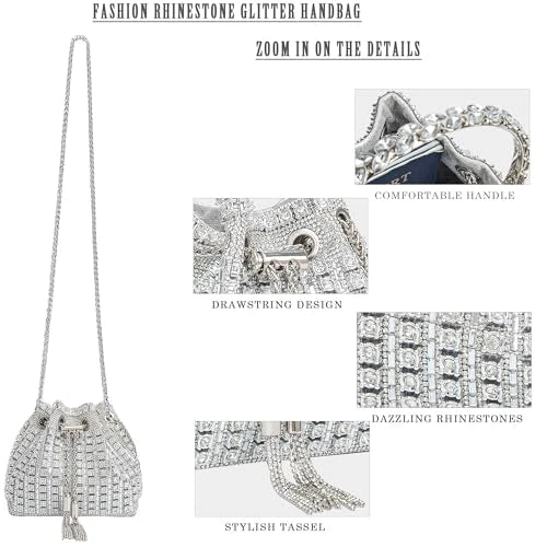 Sparkling Rhinestone Evening Clutch