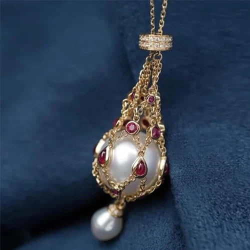 Pearl Gemstone Lavalier Pendant