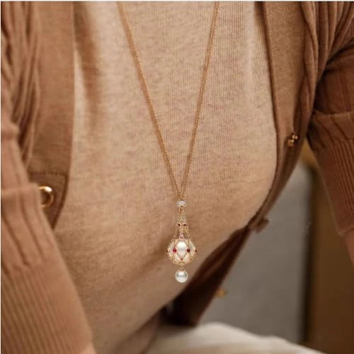 Pearl Gemstone Lavalier Pendant