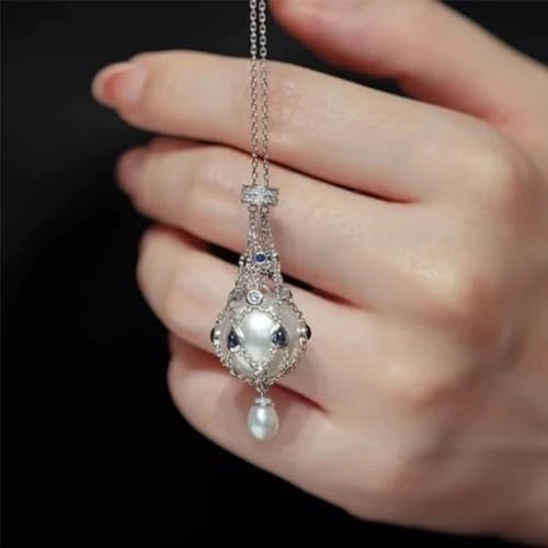 Pearl Gemstone Lavalier Pendant