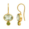 Natural Gemstone Sterling Silver Drop Earrings